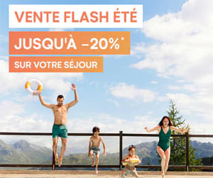 Bon plan VENTE FLASH Été 2026, jusqu'à -20% sur les résidences Pierres & Vacances + paiement en 3x sans frais